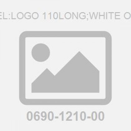Label:Logo 110Long;White On Tr